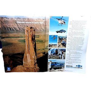 1973 Chevy Impala Returns To Castle Rock 2 Page Print Ad vintage 70s